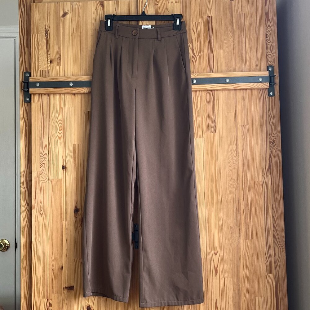 Princess Polly brown trousers size 2